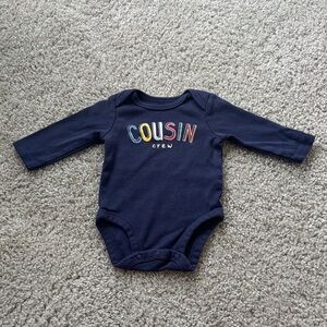 Carter's Navy Blue Cousin Crew Bodysuit